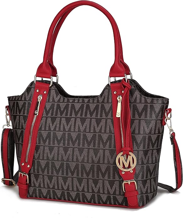 MKF Collection Tote Bag for Women Vegan Leather Shoulder Bag – Top-Handle Purse, Ladies Handbag by Mia K