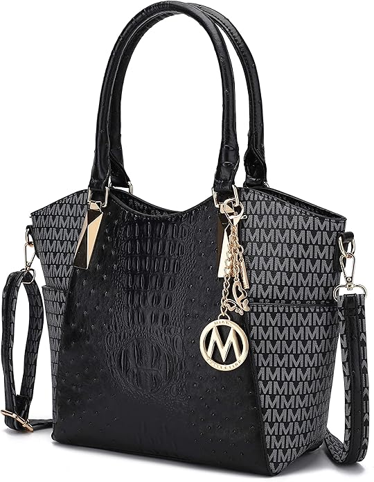 MKF Collection Tote Bag for Women Vegan Leather Shoulder Bag – Top-Handle Purse, Ladies Handbag by Mia K