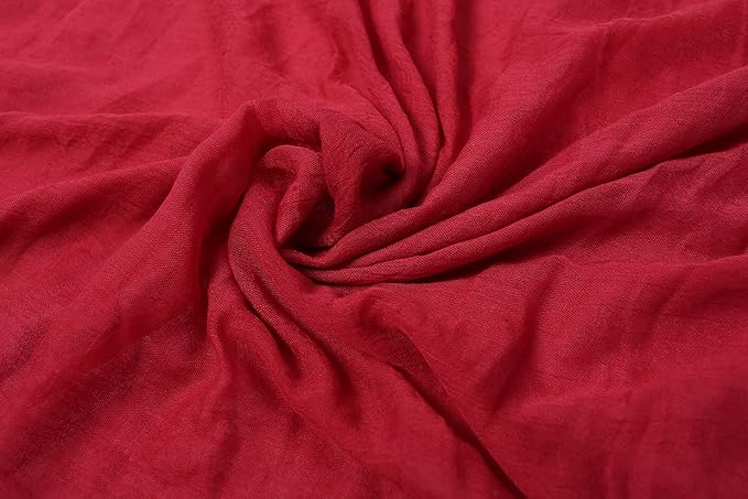 woogwin Women's Cotton Scarves Lady Light Soft Fashion Solid Scarf Wrap Shawl