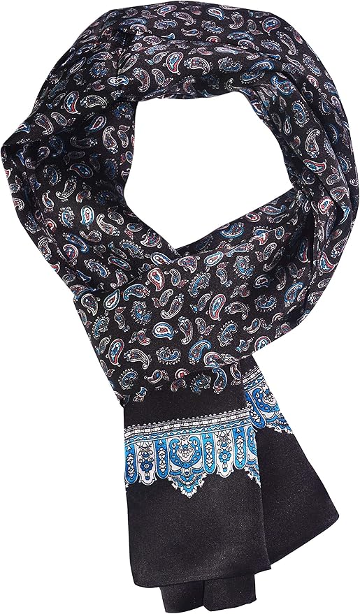 63 inches Man's 100 Pure silk scarf wrap Accessory gift