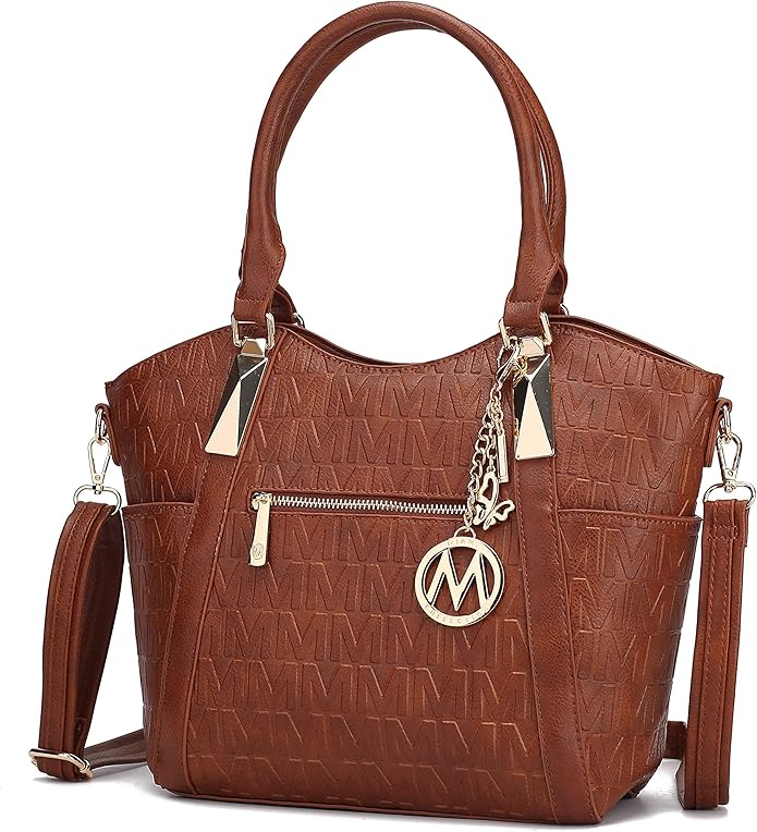 MKF Collection Tote Bag for Women Vegan Leather Shoulder Bag – Top-Handle Purse, Ladies Handbag by Mia K