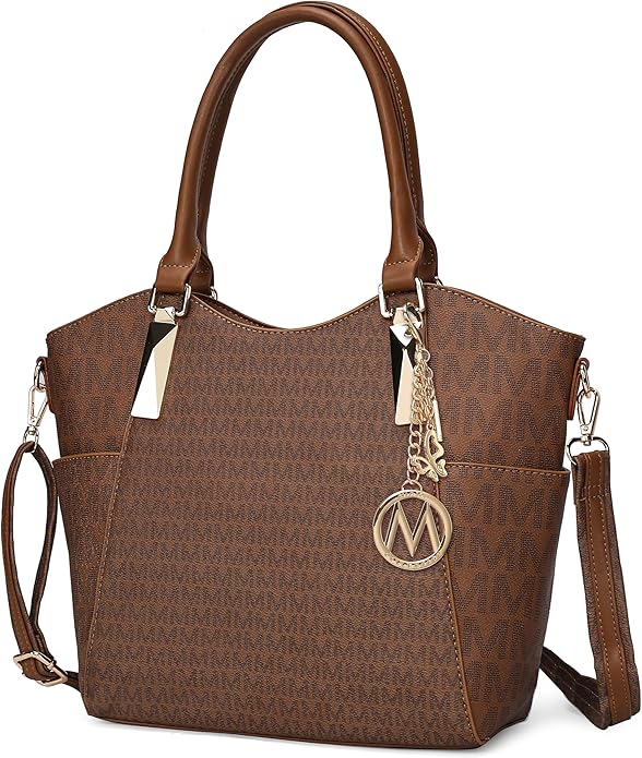 MKF Collection Tote Bag for Women Vegan Leather Shoulder Bag – Top-Handle Purse, Ladies Handbag by Mia K