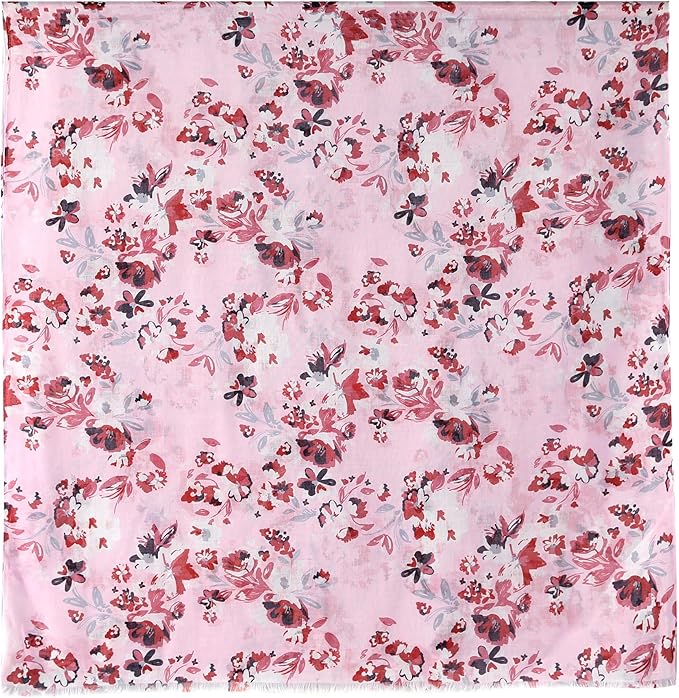 MELIFLUOS DESIGNED IN SPAIN Scarf for Women Lightweight Floral Flower Scarves for Summer Fall Shawl Wrap
