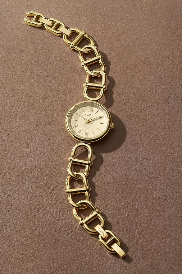 Fossil Women's Carlie Quartz Stainless Steel Three-Hand Watch