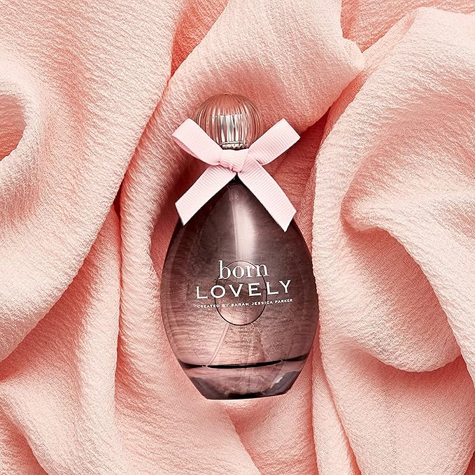 Born Lovely by SJP - Lush, Sweet, Elegant Amber Floral Eau De Parfum Spray Fragrance for Women - Mandarin, Peony, Honeysuckle, and Freesia - Intense, Long Lasting Scent - 1.7 oz