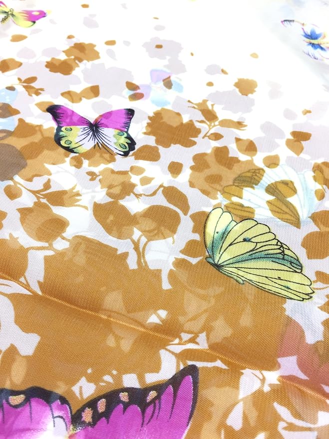 YOUR SMILE Ladies/Women's Lightweight Floral Print/Solid Color mixture Shawl Scarf For Spring Summer season