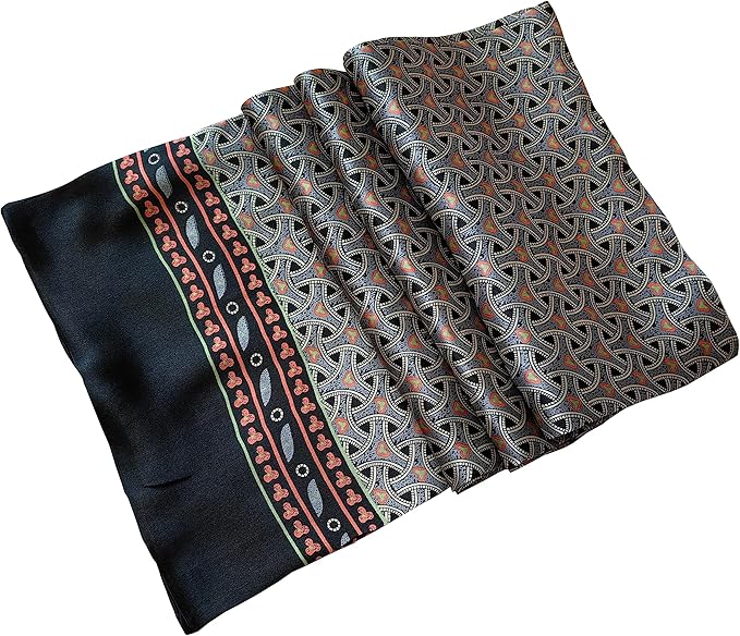 63 inches Man's 100 Pure silk scarf wrap Accessory gift