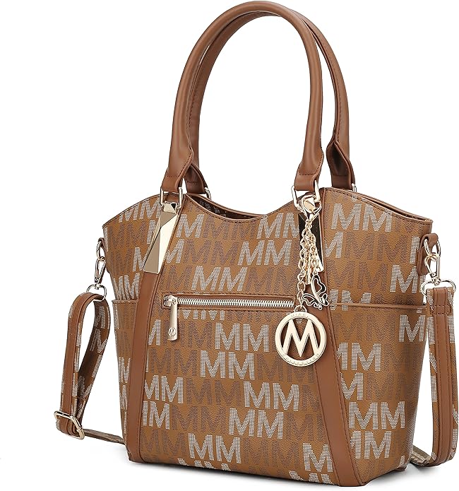 MKF Collection Tote Bag for Women Vegan Leather Shoulder Bag – Top-Handle Purse, Ladies Handbag by Mia K