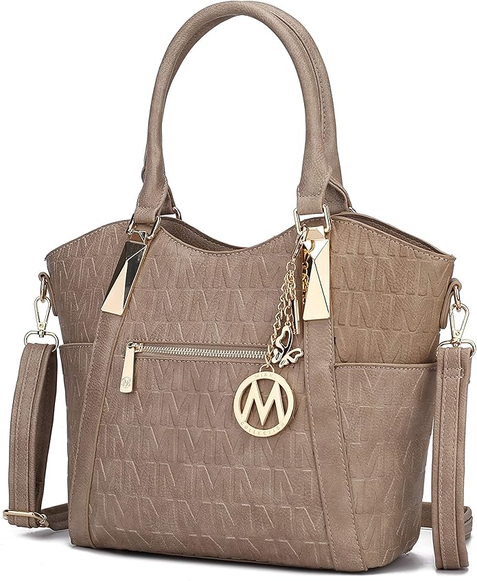 MKF Collection Tote Bag for Women Vegan Leather Shoulder Bag – Top-Handle Purse, Ladies Handbag by Mia K