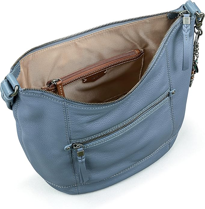 The Sak Sequoia Hobo Bag - Premium Large Leather Women's Handbag for Everyday & Travel - Durable Purse With Zipper Pocket