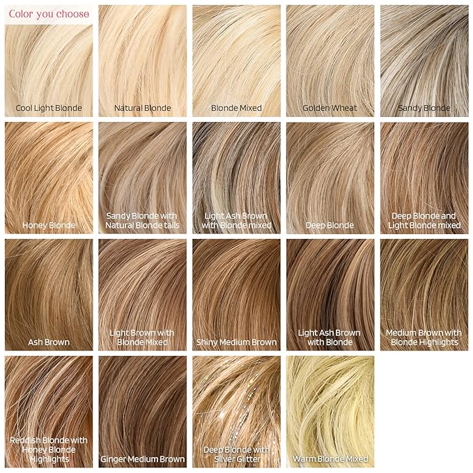 HOOJIH Messy Bun Hairpiece - Super Long Tousled Updo Hair Bun Extensions Wavy Hair Wrap Ponytail Hairpiece Scrunchies with Elastic Hair Band for Women HB007 Grace - Cool Light Blonde