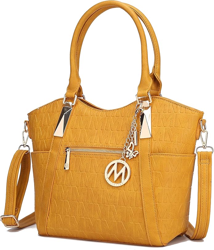 MKF Collection Tote Bag for Women Vegan Leather Shoulder Bag – Top-Handle Purse, Ladies Handbag by Mia K