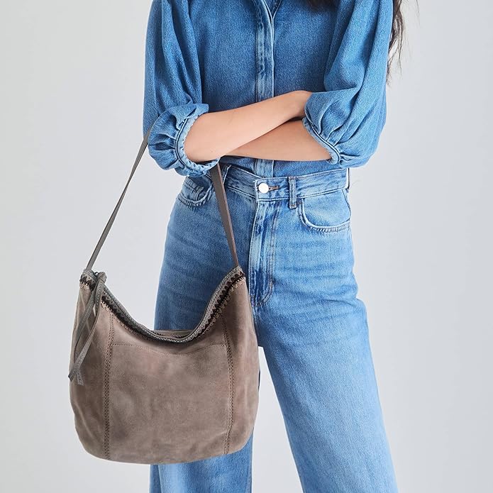 The Sak Sequoia Hobo Bag - Premium Large Leather Women's Handbag for Everyday & Travel - Durable Purse With Zipper Pocket
