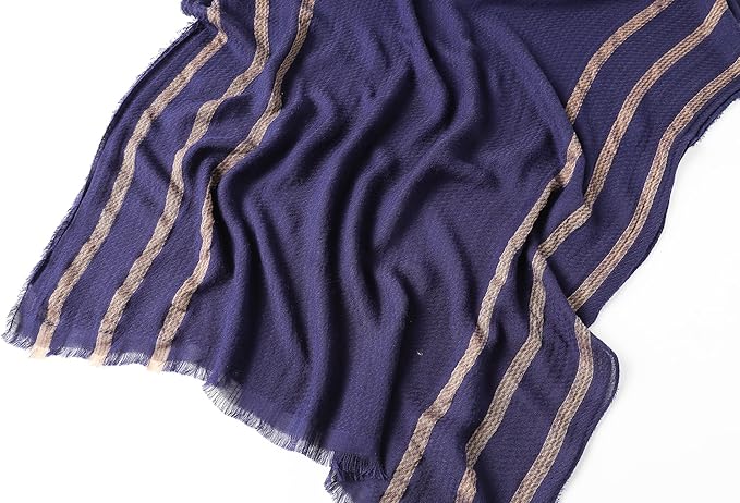 WINCESS.YU Women Gradient Scarf Long Shawls and Wraps Fashion Plain Pashmina Formal Scarf