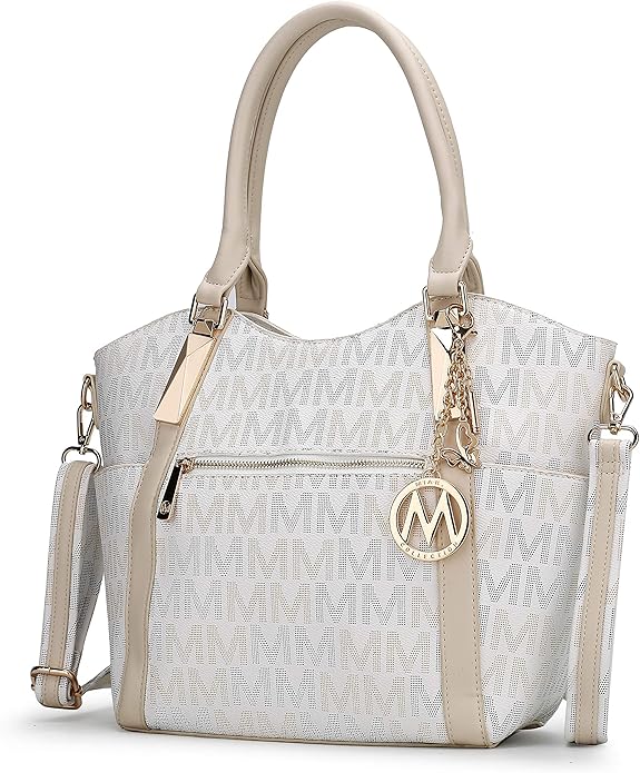 MKF Collection Tote Bag for Women Vegan Leather Shoulder Bag – Top-Handle Purse, Ladies Handbag by Mia K