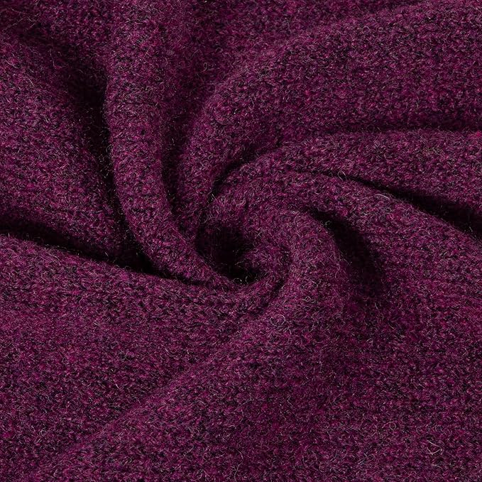 RIIQIICHY Shawl Wrap Women Pashmina Triangle Cape Knit Sweater Scarf for Fall Winter Fashion Accessory