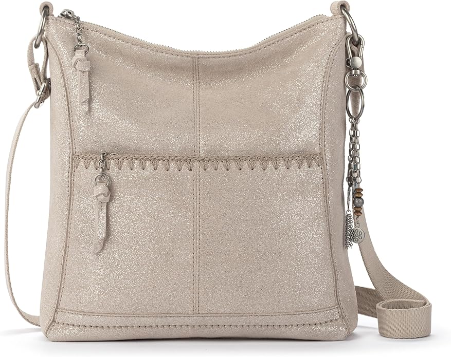 The Sak Lucia Crossbody Bag in Leather, Convertible Purse with Adjustable Strap