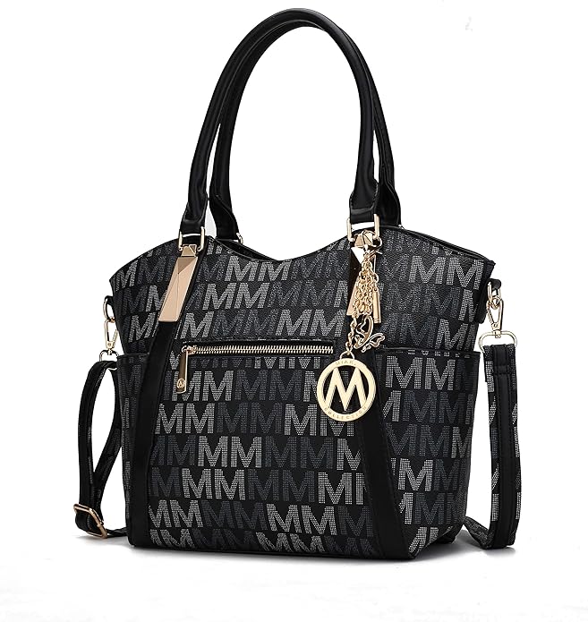 MKF Collection Tote Bag for Women Vegan Leather Shoulder Bag – Top-Handle Purse, Ladies Handbag by Mia K