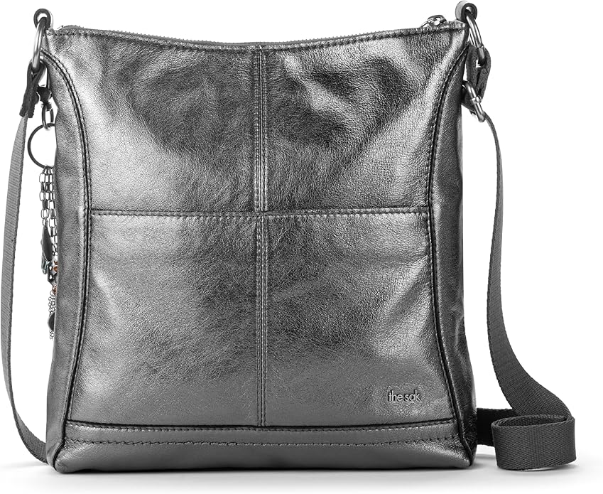 The Sak Lucia Crossbody Bag in Leather, Convertible Purse with Adjustable Strap