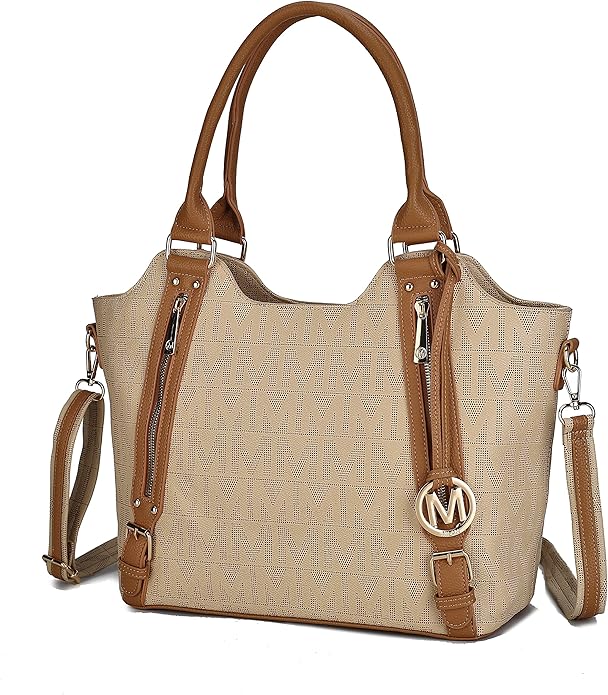 MKF Collection Tote Bag for Women Vegan Leather Shoulder Bag – Top-Handle Purse, Ladies Handbag by Mia K