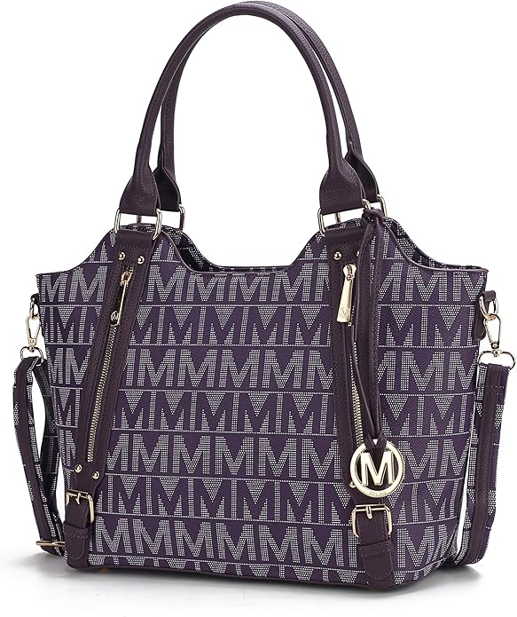 MKF Collection Tote Bag for Women Vegan Leather Shoulder Bag – Top-Handle Purse, Ladies Handbag by Mia K