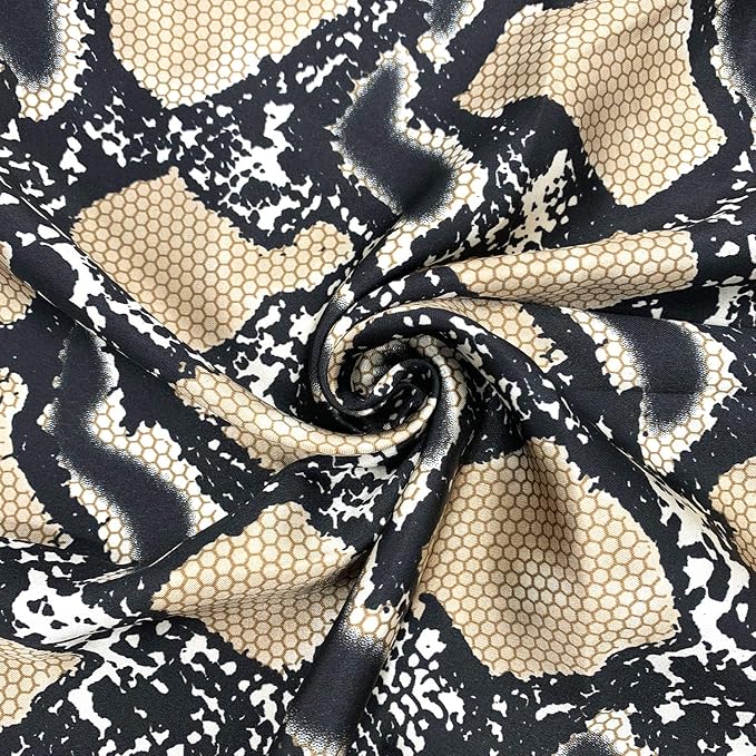 YOUR SMILE Silk Like Scarf Women's Fashion Pattern Large Square Satin Headscarf Headdress