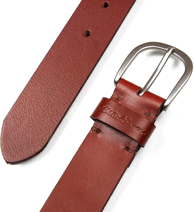 Eddie Bauer Women's Casual Leather Belts with Durable Metal Buckle