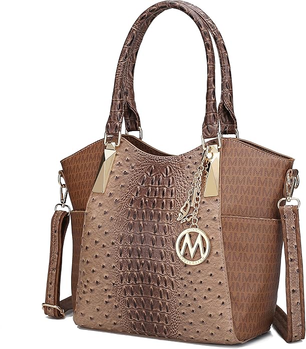 MKF Collection Tote Bag for Women Vegan Leather Shoulder Bag – Top-Handle Purse, Ladies Handbag by Mia K