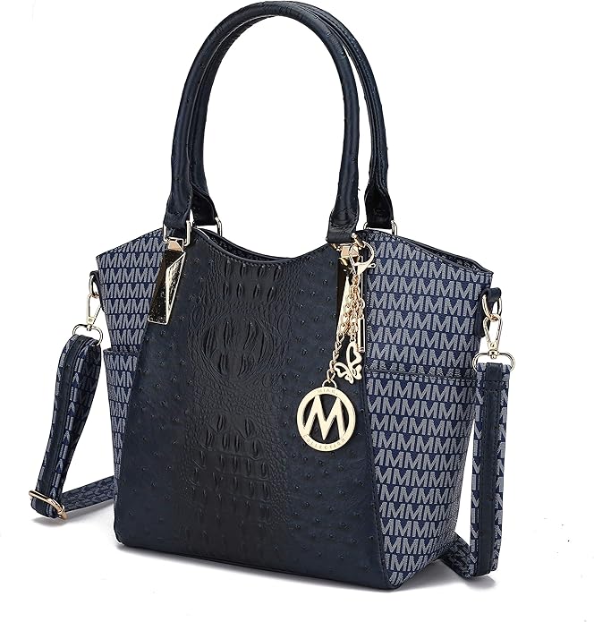 MKF Collection Tote Bag for Women Vegan Leather Shoulder Bag – Top-Handle Purse, Ladies Handbag by Mia K