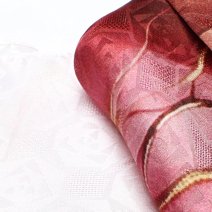 100% Mulberry Silk Scarfs for Women Floral Print Satin Long Scarf for Headscarf Hair Wraps Shawl with Gift Packed