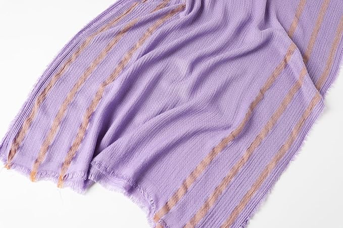 WINCESS.YU Women Gradient Scarf Long Shawls and Wraps Fashion Plain Pashmina Formal Scarf