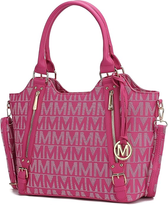 MKF Collection Tote Bag for Women Vegan Leather Shoulder Bag – Top-Handle Purse, Ladies Handbag by Mia K