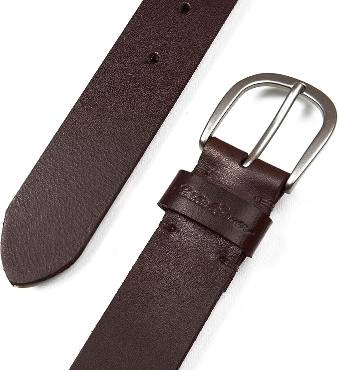 Eddie Bauer Women's Casual Leather Belts with Durable Metal Buckle