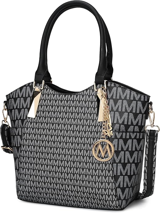MKF Collection Tote Bag for Women Vegan Leather Shoulder Bag – Top-Handle Purse, Ladies Handbag by Mia K