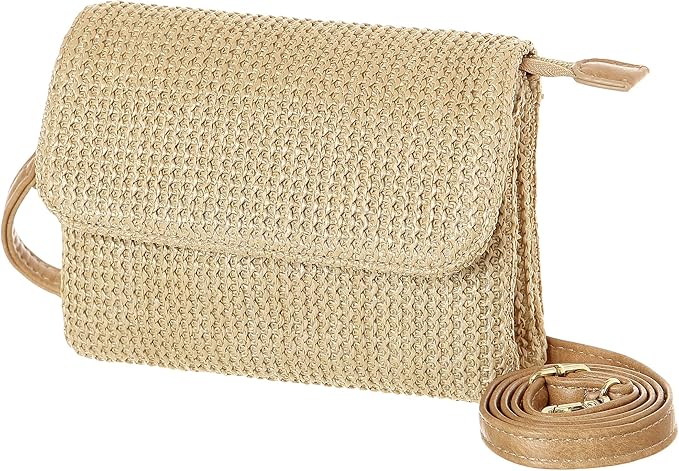 MINICAT Straw Small Summer Purses for Women Crossbody Purse Beach Bags for Everyday Cruise Travel Vacation Essentials | Straw, Small, Summer, for Everyday, Cruise, Travel, Vacation, Essentials