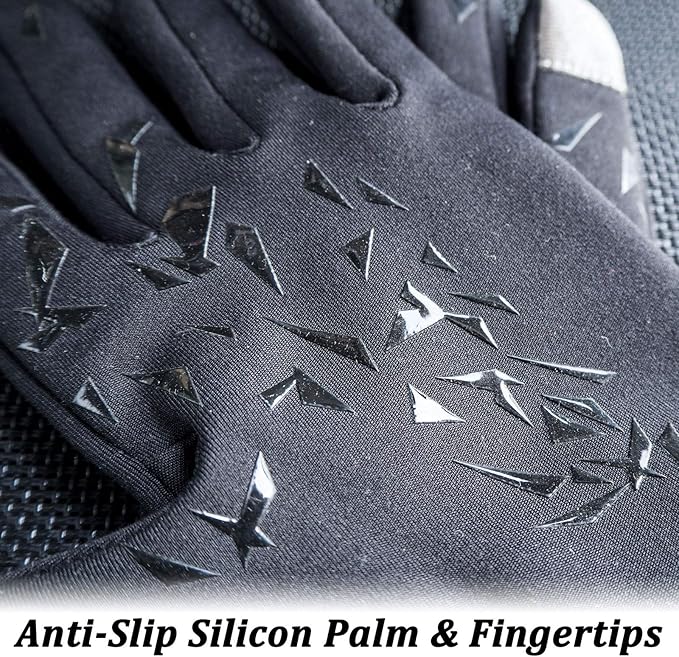 SKYDEER Winter Gloves with Soft Deerskin Suede Leather & Thermal Polar Fleece & Warm 3M Thinsulate Insulation (SD8661T)