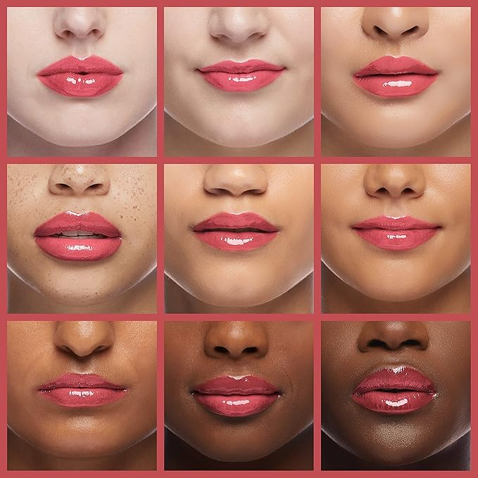 Maybelline Lifter Gloss, Hydrating Lip Gloss with Hyaluronic Acid, High Shine for Plumper Looking Lips, Heat, Raspberry Neutral, 0.18 Ounce (Pack of 2)