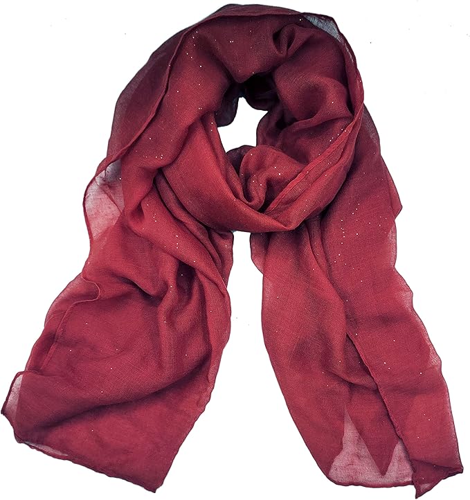 woogwin Women's Cotton Scarves Lady Light Soft Fashion Solid Scarf Wrap Shawl
