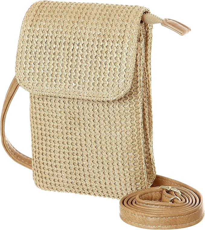 MINICAT Straw Small Summer Purses for Women Crossbody Purse Beach Bags for Everyday Cruise Travel Vacation Essentials | Straw, Small, Summer, for Everyday, Cruise, Travel, Vacation, Essentials