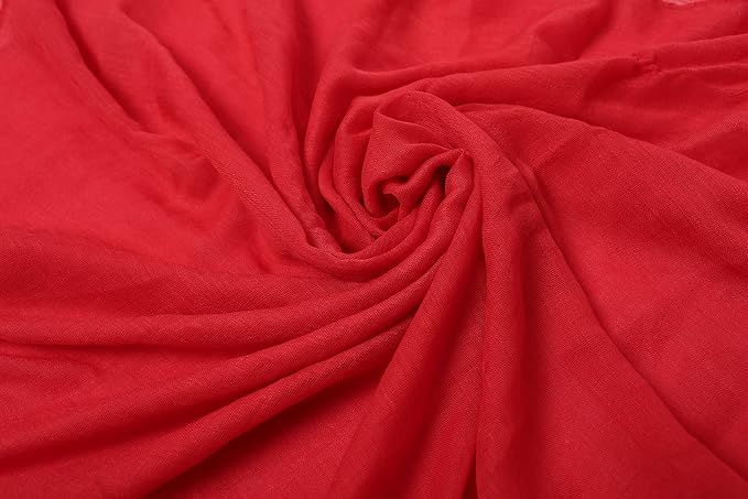 woogwin Women's Cotton Scarves Lady Light Soft Fashion Solid Scarf Wrap Shawl