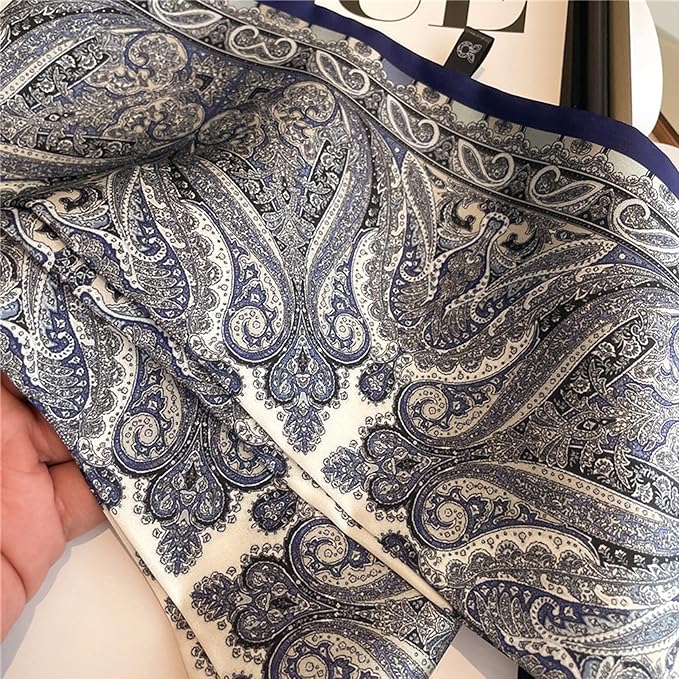 Hair Scarf for Women Silky Satin Headscarf Neck Scarves for Handbag Accessory
