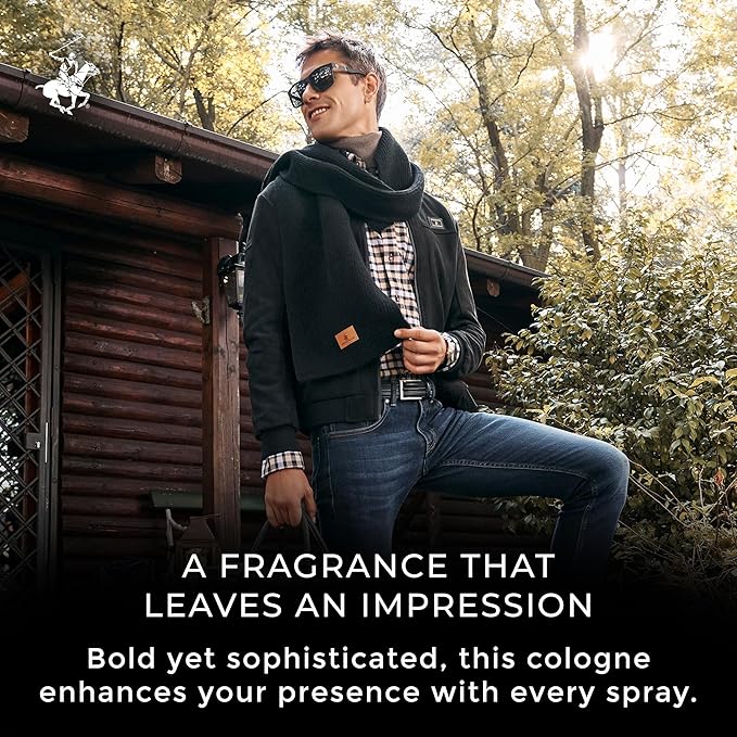 Beverly Hills Polo Club Bold Eau de Toilette Bonus Pack for Men | 3.4 Fl Oz Spray + 1.7 Oz & 0.5 Oz | Long-Lasting, Sophisticated Fresh Spicy Woody Fragrance | Signature Scent for Confidence