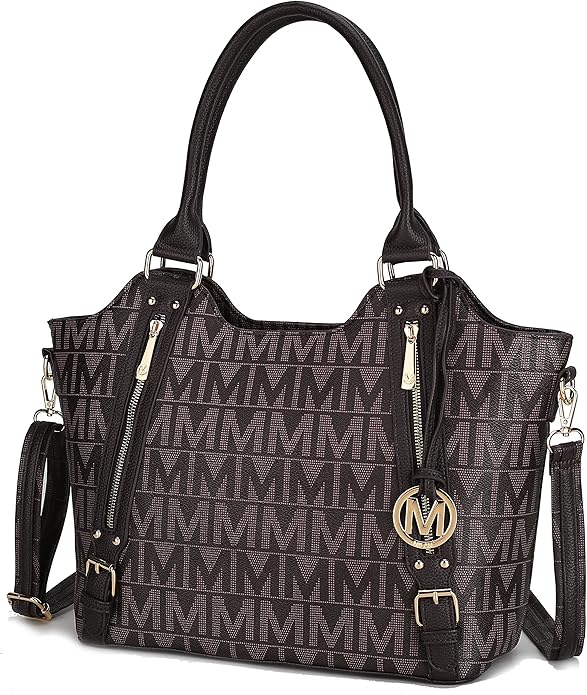 MKF Collection Tote Bag for Women Vegan Leather Shoulder Bag – Top-Handle Purse, Ladies Handbag by Mia K