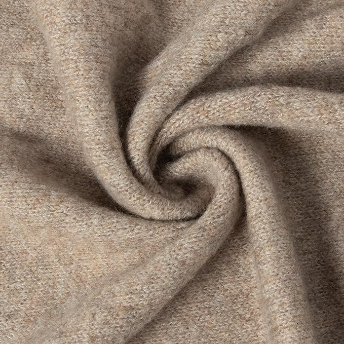 RIIQIICHY Shawl Wrap Women Pashmina Triangle Cape Knit Sweater Scarf for Fall Winter Fashion Accessory