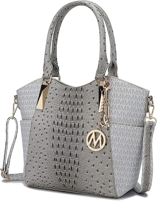 MKF Collection Tote Bag for Women Vegan Leather Shoulder Bag – Top-Handle Purse, Ladies Handbag by Mia K
