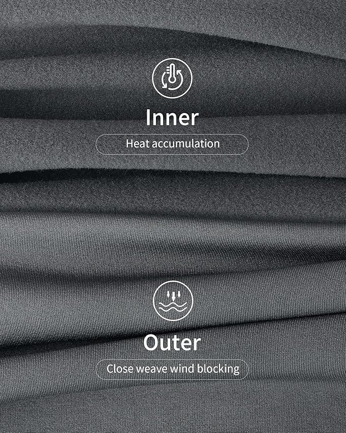 WEERTI Thermal Underwear for Women Long Johns with Fleece Lined Base Layer Women Cold Weather Top Bottom