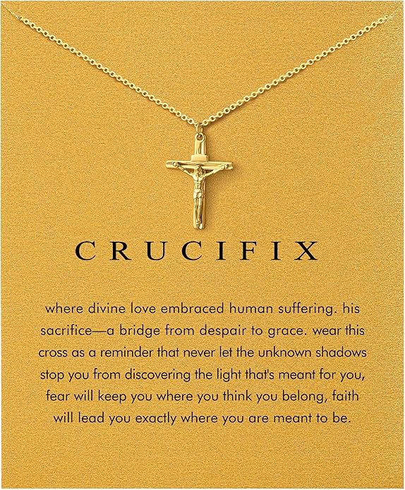 Baydurcan Dainty Gold Necklace for women - 14K Gold Plated Pendant Necklaces Gifts for Friends Sister Mother, Birthday, Christmas, Graduation, Inspirational Gifts