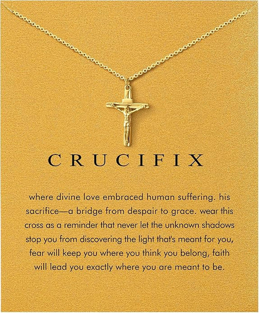 Baydurcan Dainty Gold Necklace for women - 14K Gold Plated Pendant Necklaces Gifts for Friends Sister Mother, Birthday, Christmas, Graduation, Inspirational Gifts