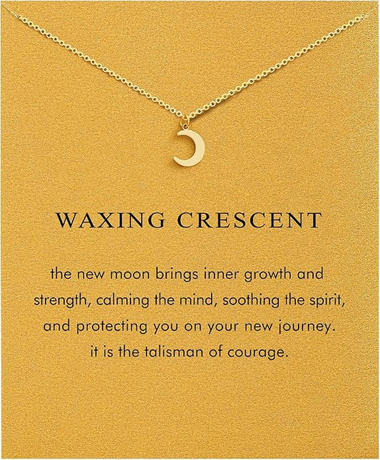 Baydurcan Dainty Gold Necklace for women - 14K Gold Plated Pendant Necklaces Gifts for Friends Sister Mother, Birthday, Christmas, Graduation, Inspirational Gifts