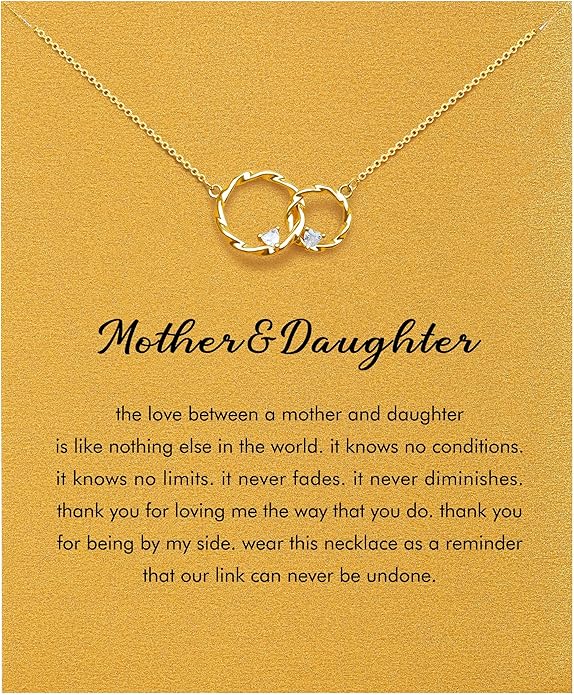 Baydurcan Dainty Gold Necklace for women - 14K Gold Plated Pendant Necklaces Gifts for Friends Sister Mother, Birthday, Christmas, Graduation, Inspirational Gifts